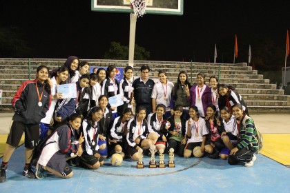 Awards for the CET students at the MNIT Sports Tournament