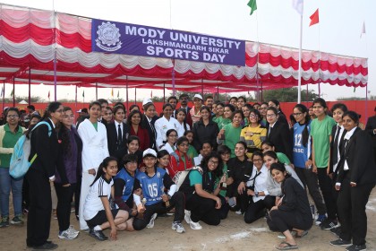 Annual Sports Day of Mody University (25th January)