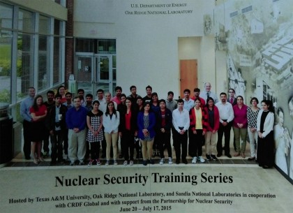 Mody University students participated in Nuclear Security Program