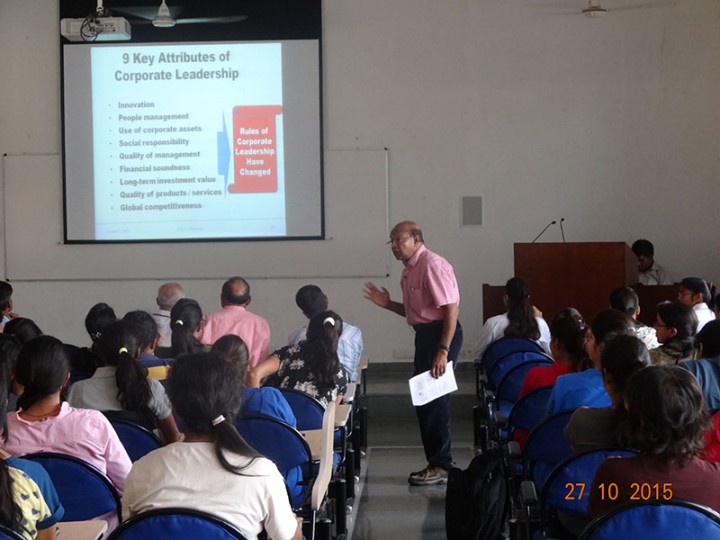 Guest lecture2 720x540 Guest lecture by Prof. Swapan Kumar Majumdar