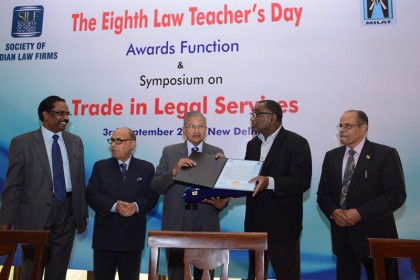 College of Law and Governance has been selected and conferred with the Best Institution Award