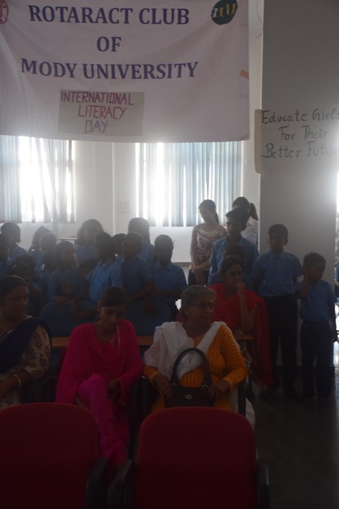DSC 0835 480x720 Celebration of International Literacy Day by Rotaract Club, Mody University, Lakshmangarh