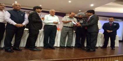 Prof. (Dr.) V. K. Jain, Dean, CET has been conferred upon ‘Siksha Gaurav Puruskar 2016’