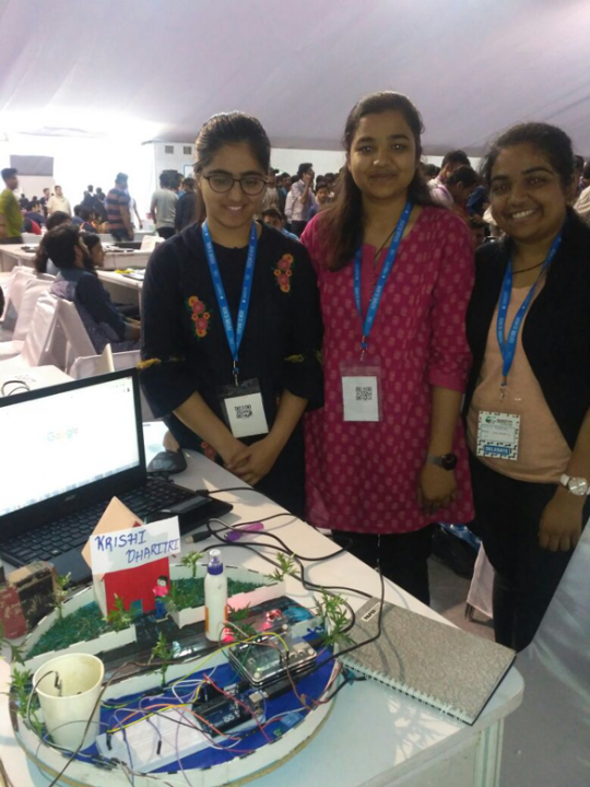 2b 540x720 Mody Girls participate at World’s largest and longest Hackathon; among top 10 teams