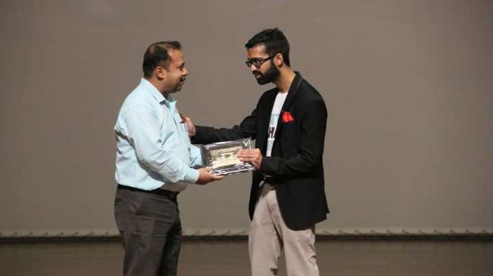 IMG 6190 720x404 Motivational speaker Hitesh Ramachandani visits Mody University